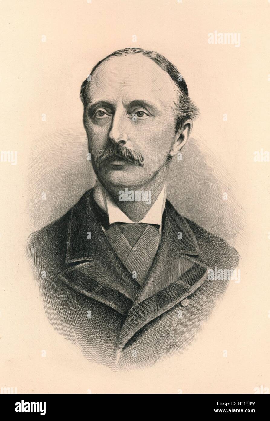Edward Stanhope, (1840-1893), British Conservative Party politician, 1896. Artist: Unknown Stock Photo