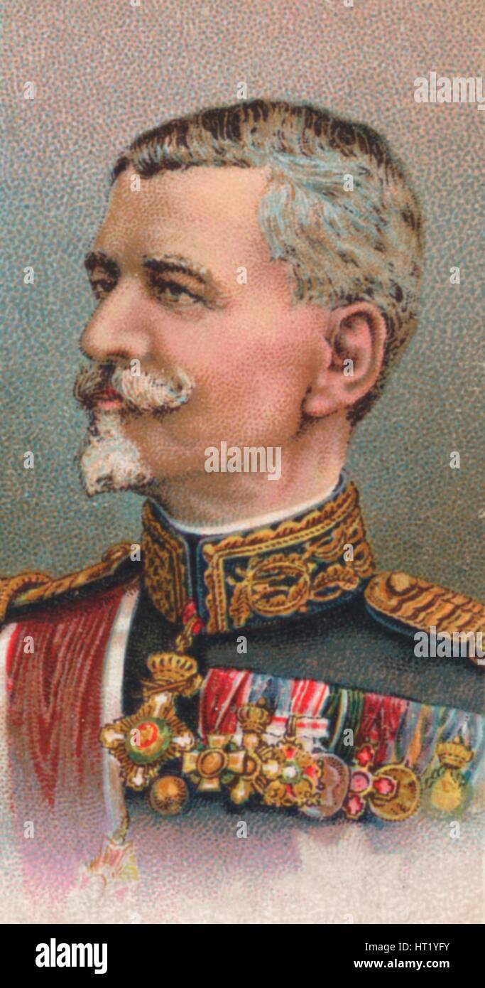 Basil Zottu (1853-1916), Romanian politician and general, 1917. Artist: Unknown Stock Photo