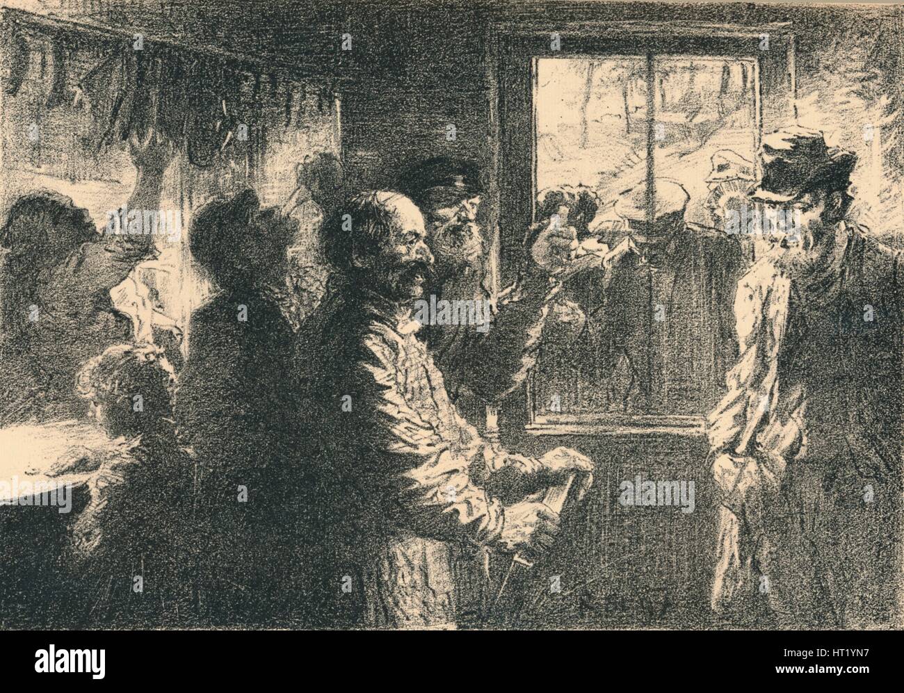 Dammerung, c1887-1898, (1898). Artist: Robert Hermann Sterl Stock Photo