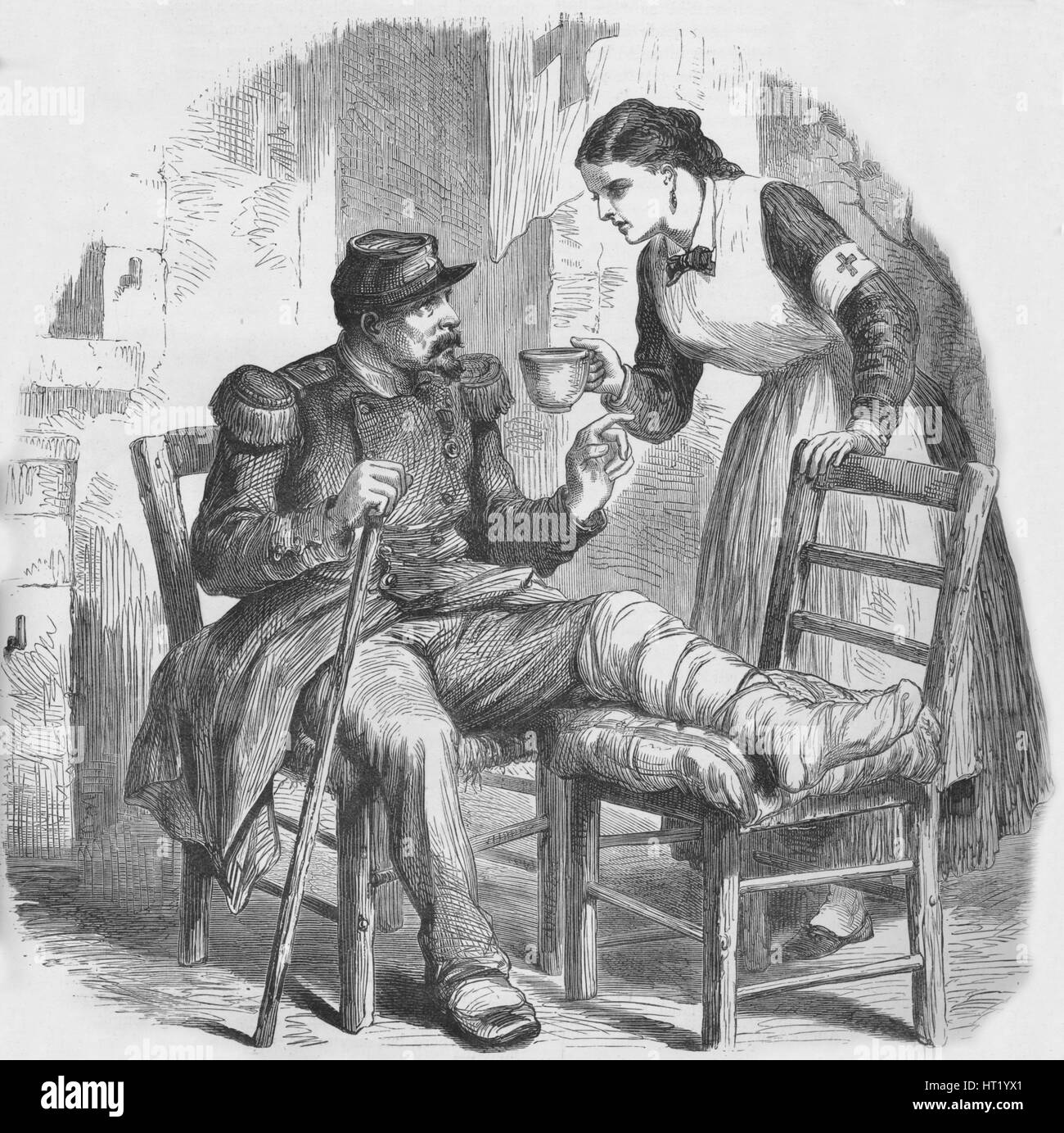 19th century nurse uniform hi-res stock photography and images - Alamy
