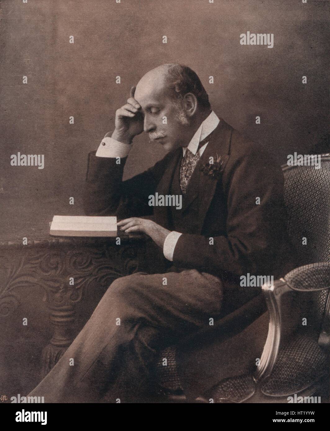 Portrait of Mr Alfred De Rothschild, c1902. Artist: Unknown Stock Photo