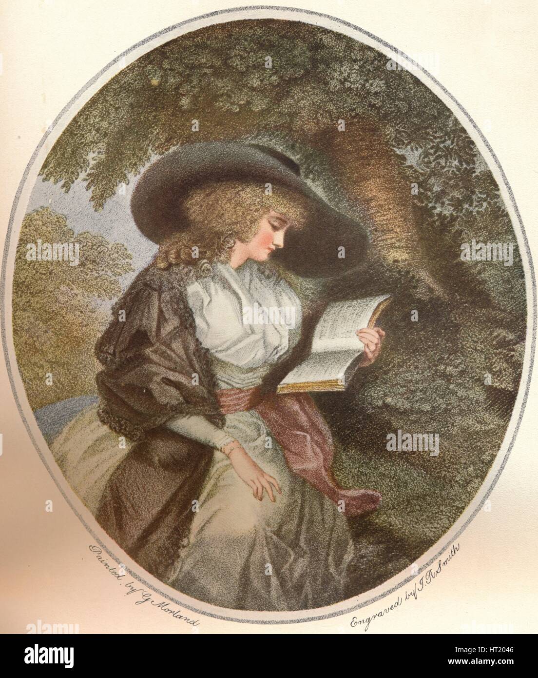 Delia in the Country, 1788, (1902). Artist: John Raphael Smith Stock Photo
