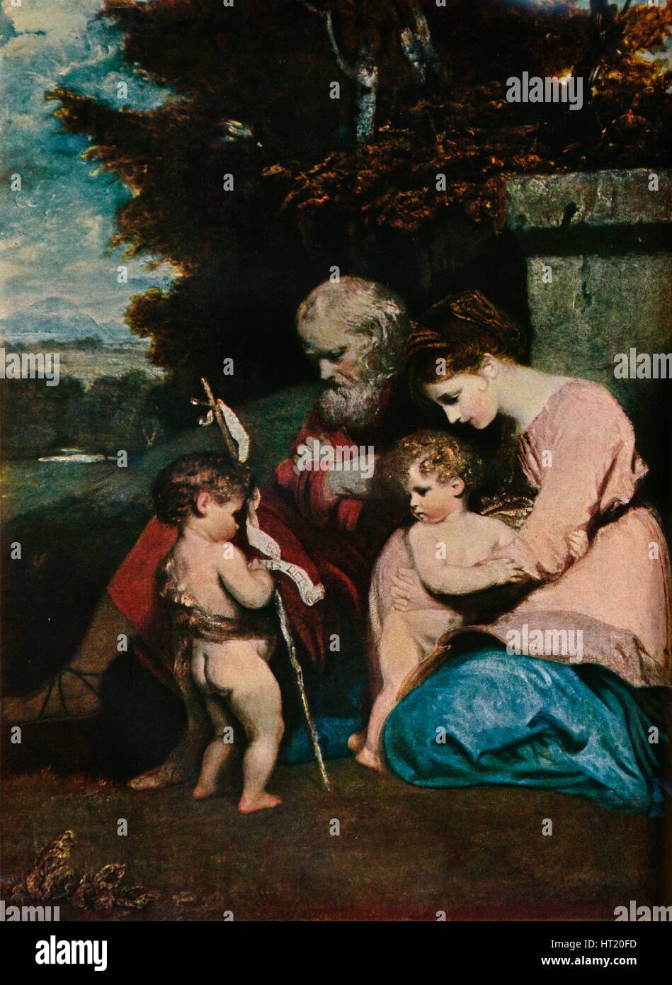 Holy family with the infant st john hi-res stock photography and images ...