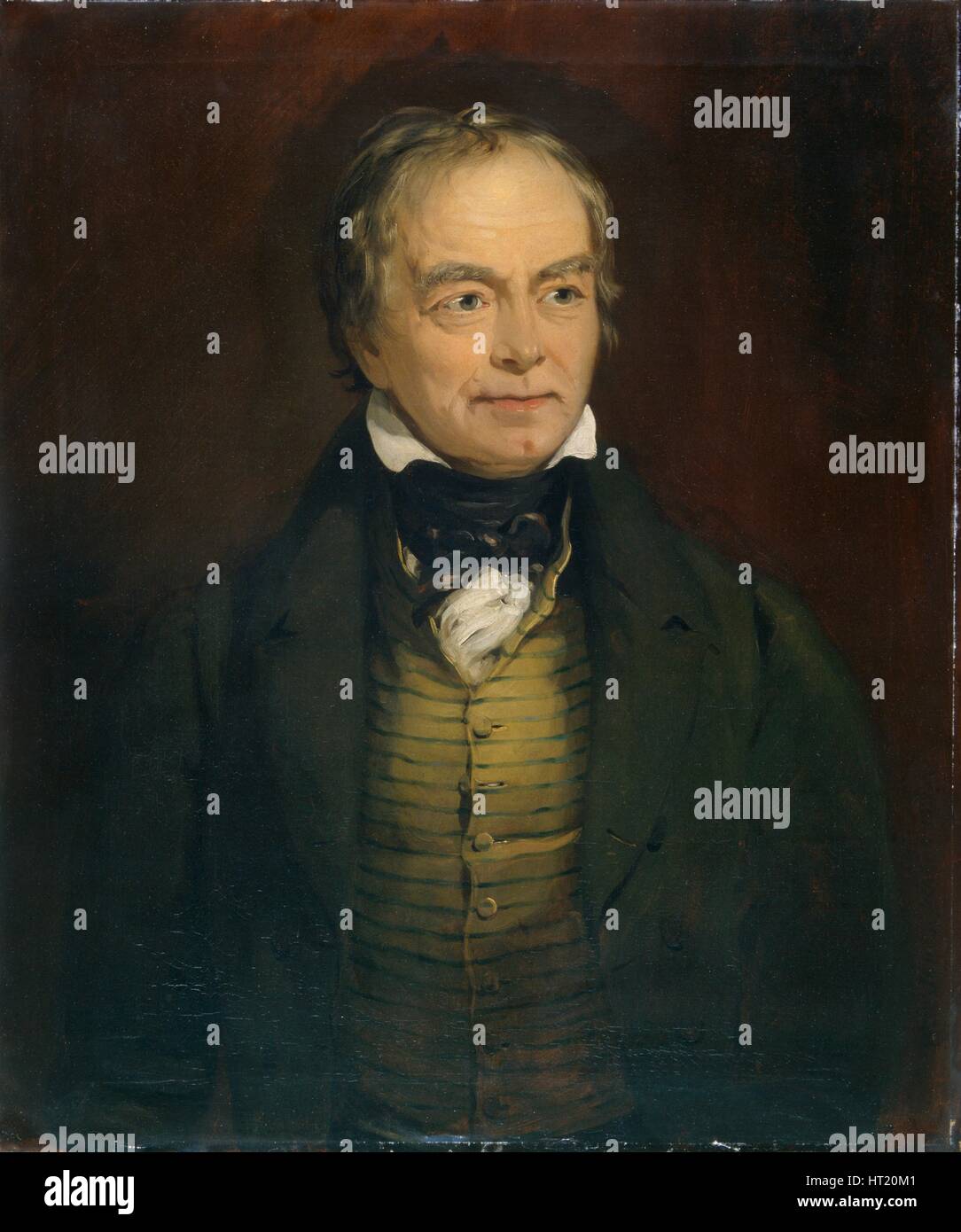 'Richard Llwyd, 'Bard of Snowdon'', (1752-1835), 1835. Artist: William Jones Stock Photo