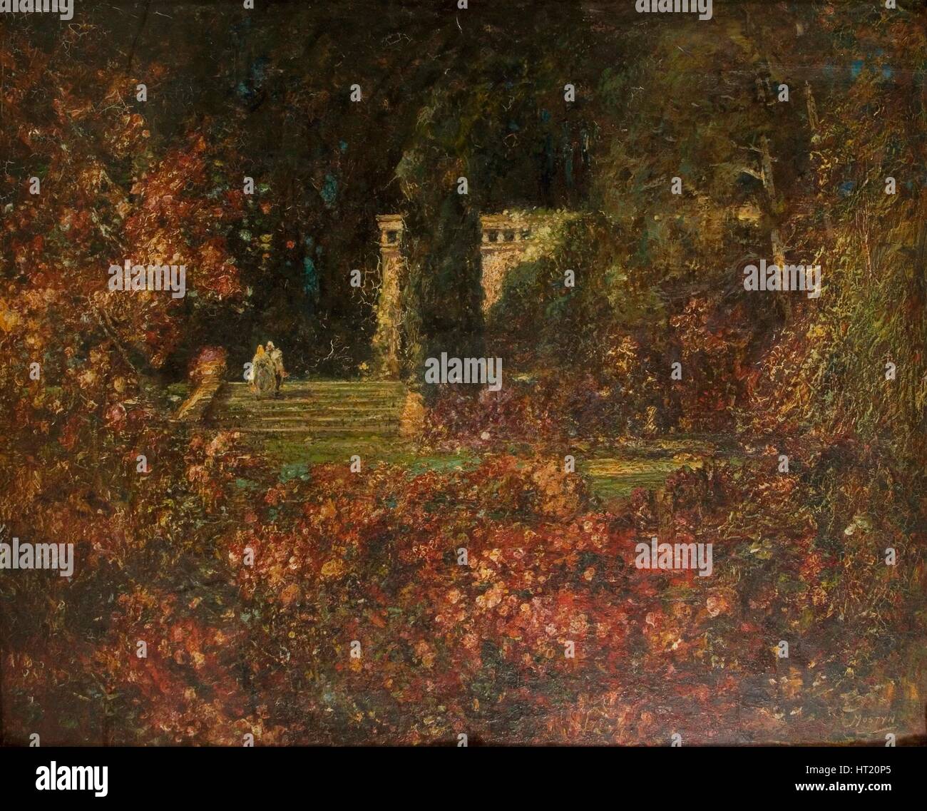 'Memory's Garden', 1884-1930. Artist: Thomas Mostyn Stock Photo