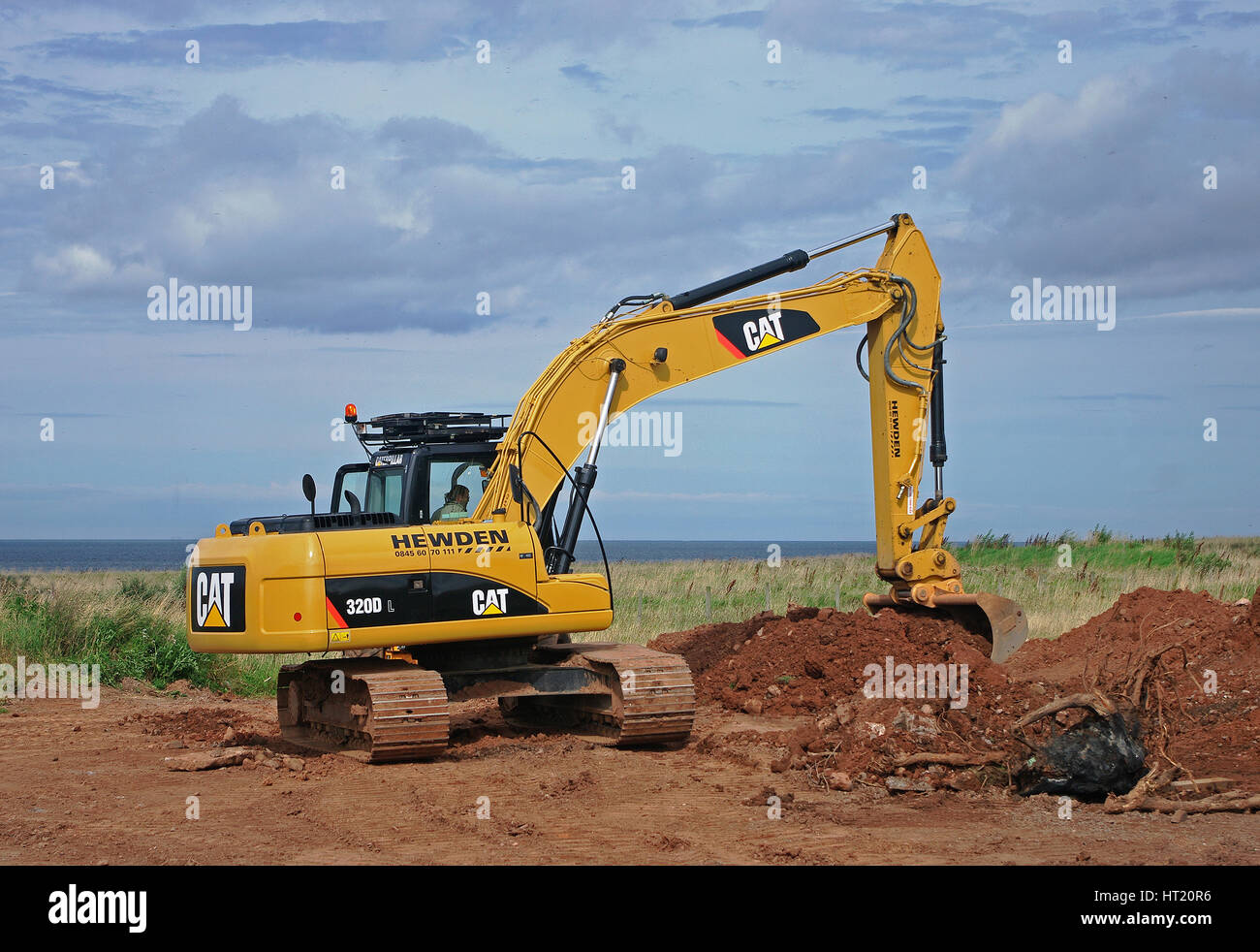 Caterpillar CAT 320D excavator Stock Photo - Alamy