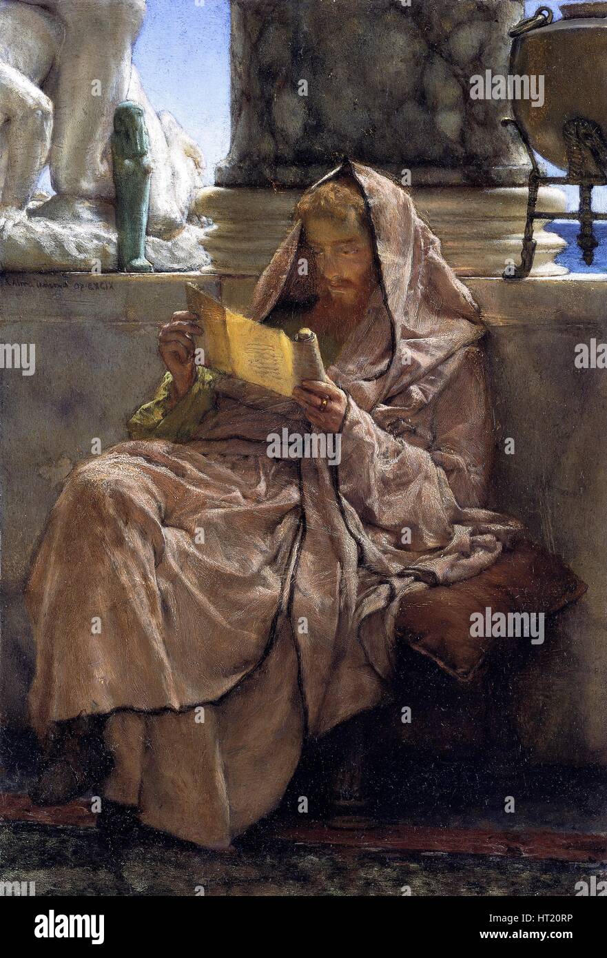 'Prose', 1879. Artist: Sir Lawrence Alma-Tadema. Stock Photo