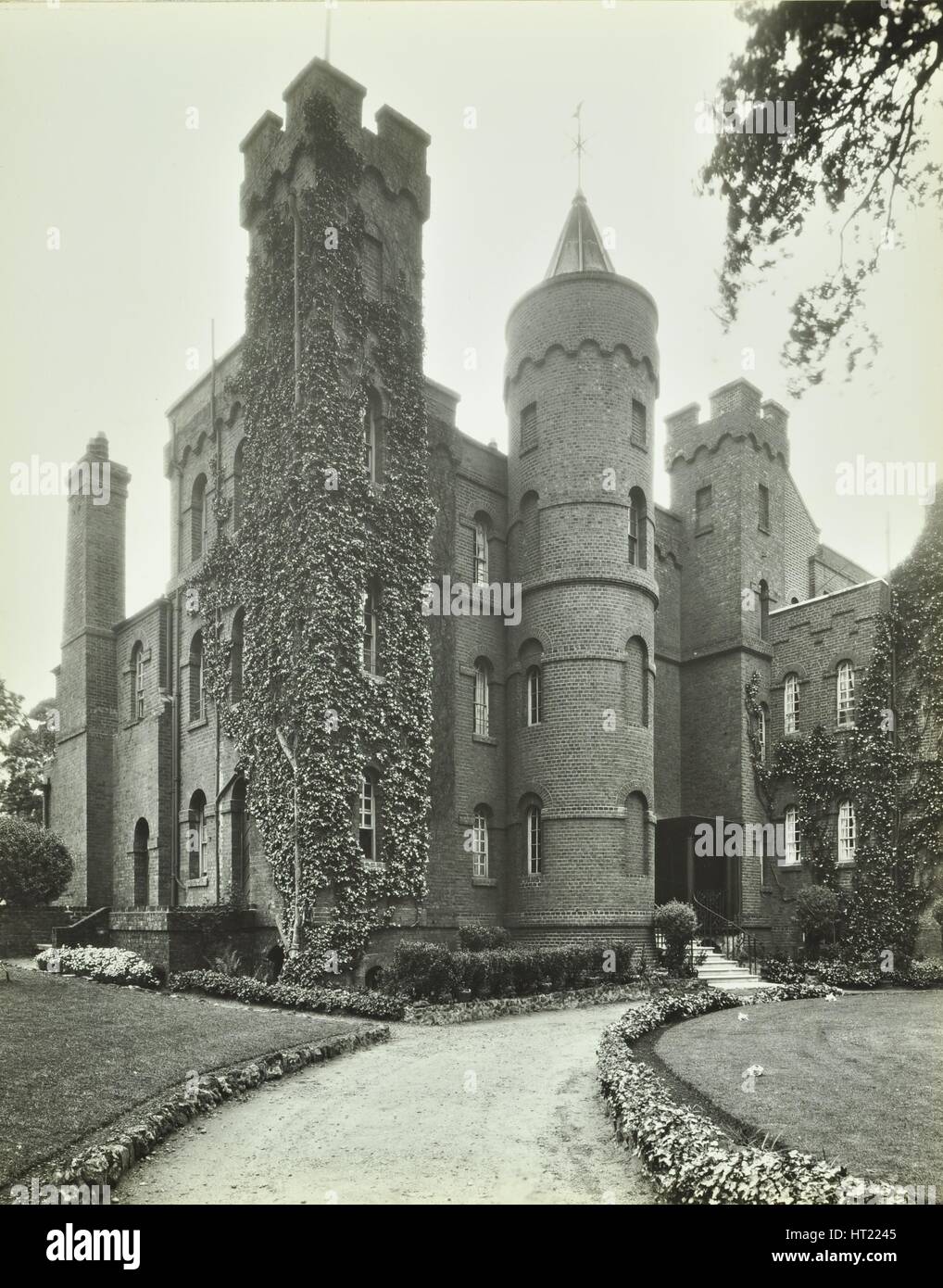 Vanbrugh Castle, Westcombe Park Road, Greenwich, London, May 1933. Artist: Unknown. Stock Photo