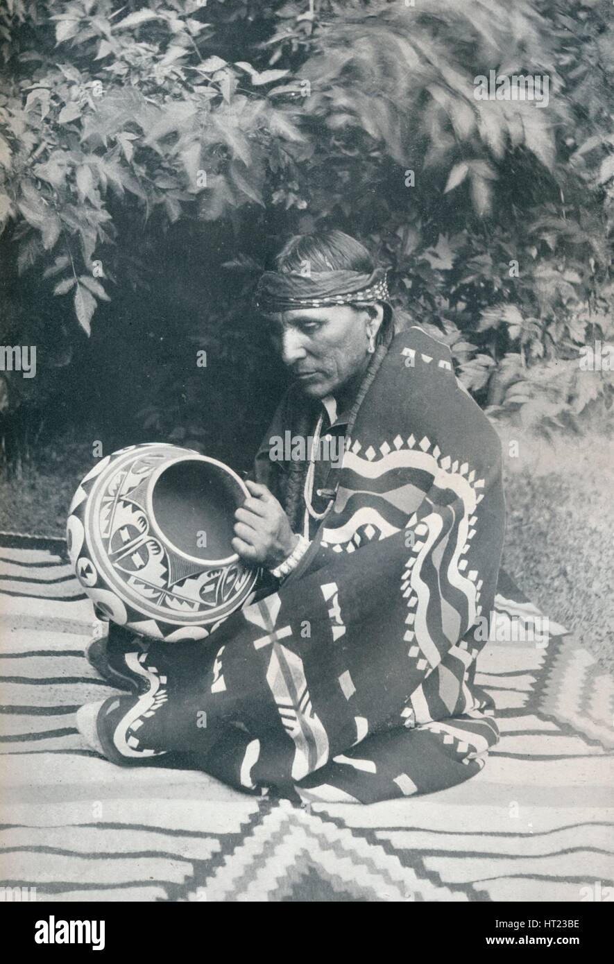 'Pueblo Indian Pottery', 1931. Artist: Unknown. Stock Photo