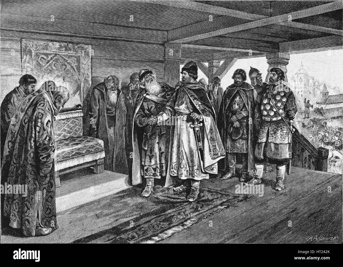 Iziaslav II Mstislavich and Viacheslav I Vladimirovich, 1890. Artist