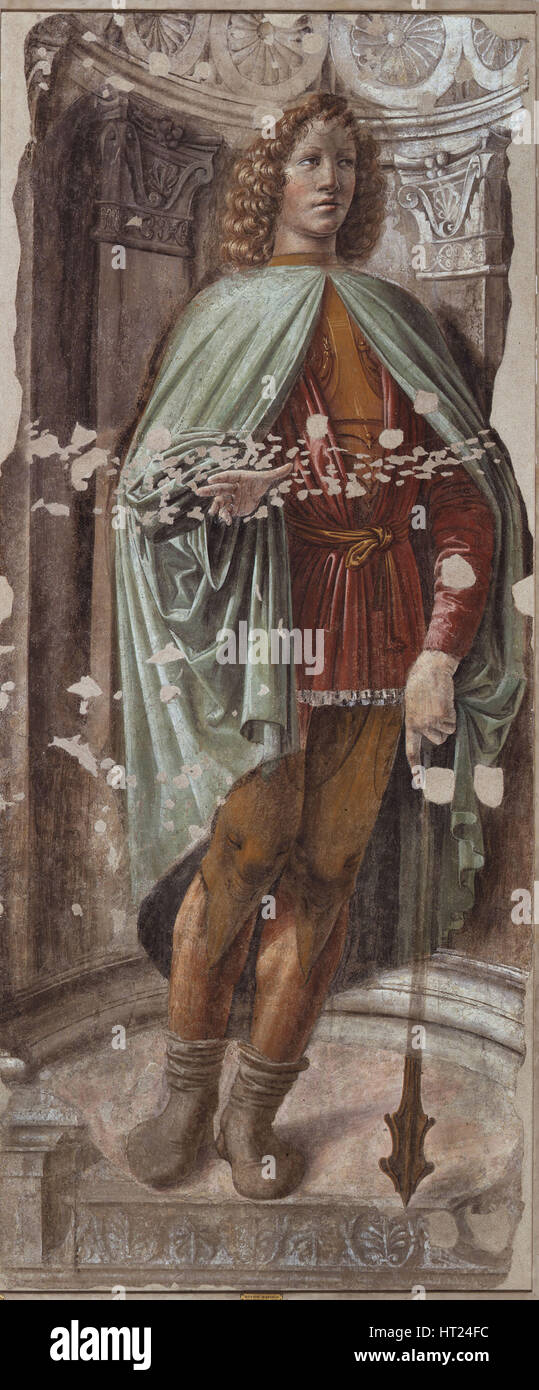Man with a Mace (Uomo dalla mazza), ca 1487-1488. Artist: Bramante, Donato (1444-1514) Stock Photo