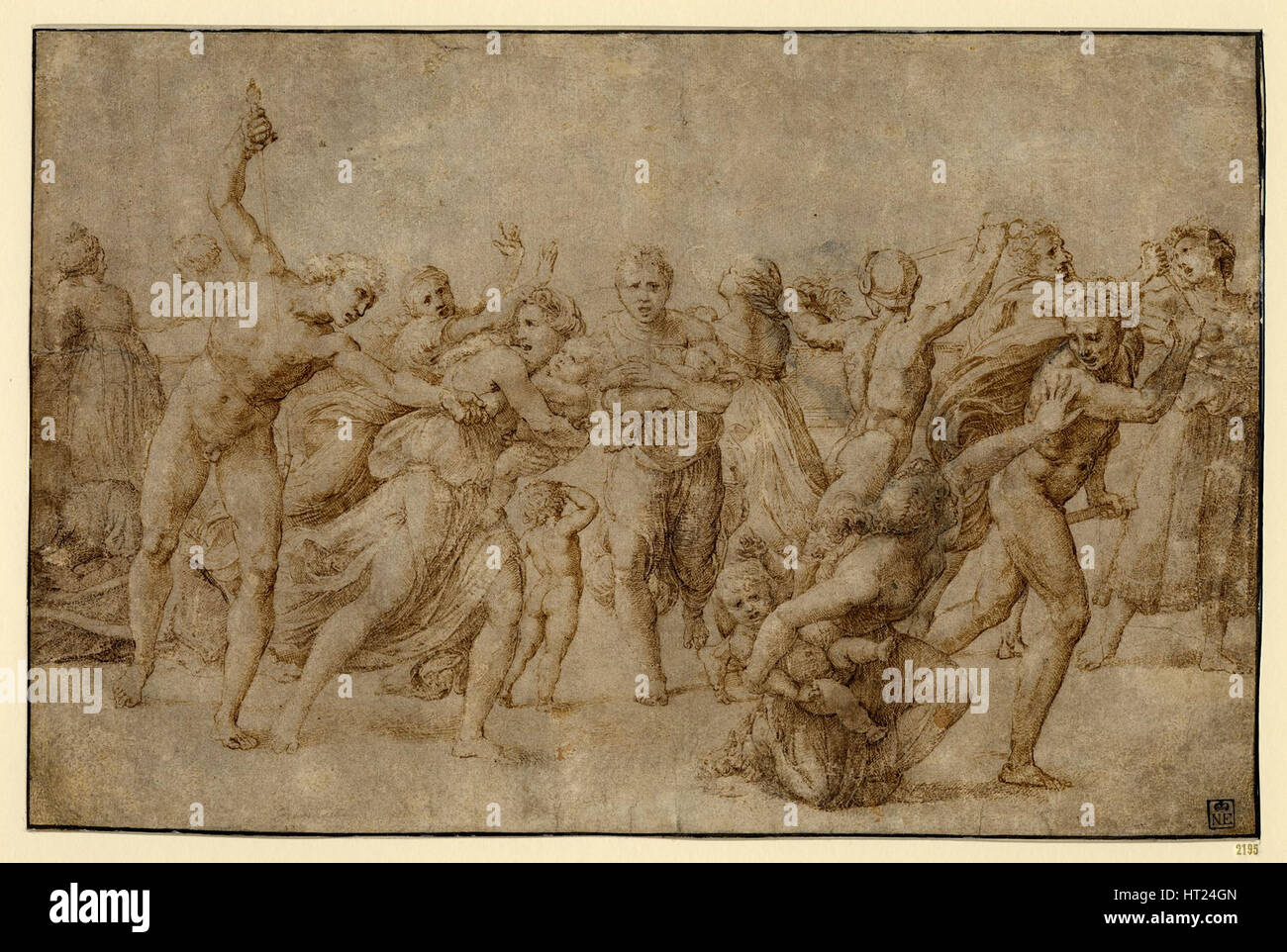 The Massacre of the Innocents, c. 1512. Artist: Raphael (1483-1520) Stock Photo