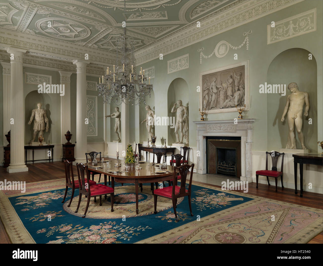 Dining room from Lansdowne House, London, 17671769. Artist Adam