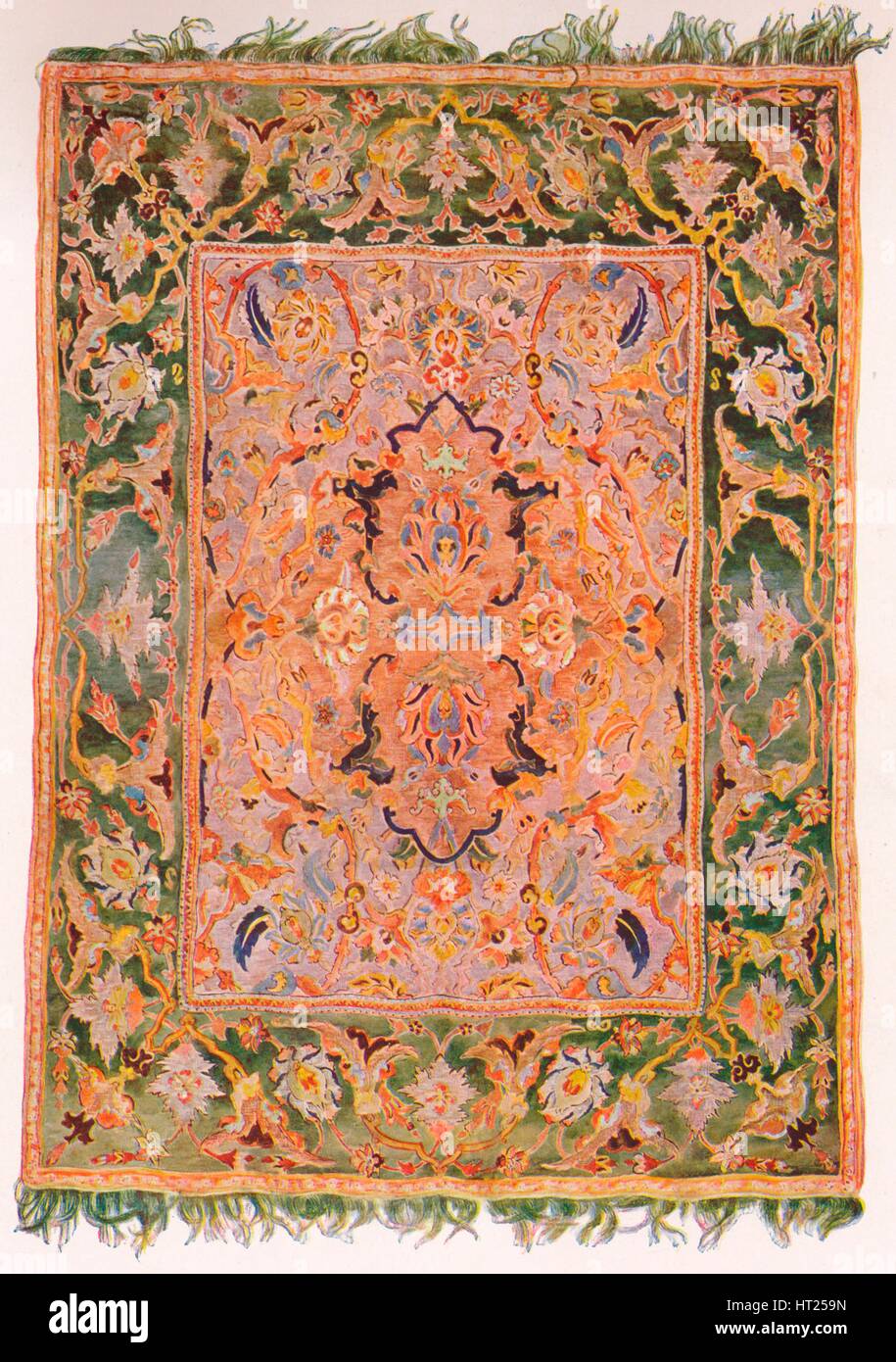'A Polonaise Rug from Persia', c1630, (1923). Artist: Unknown Stock ...