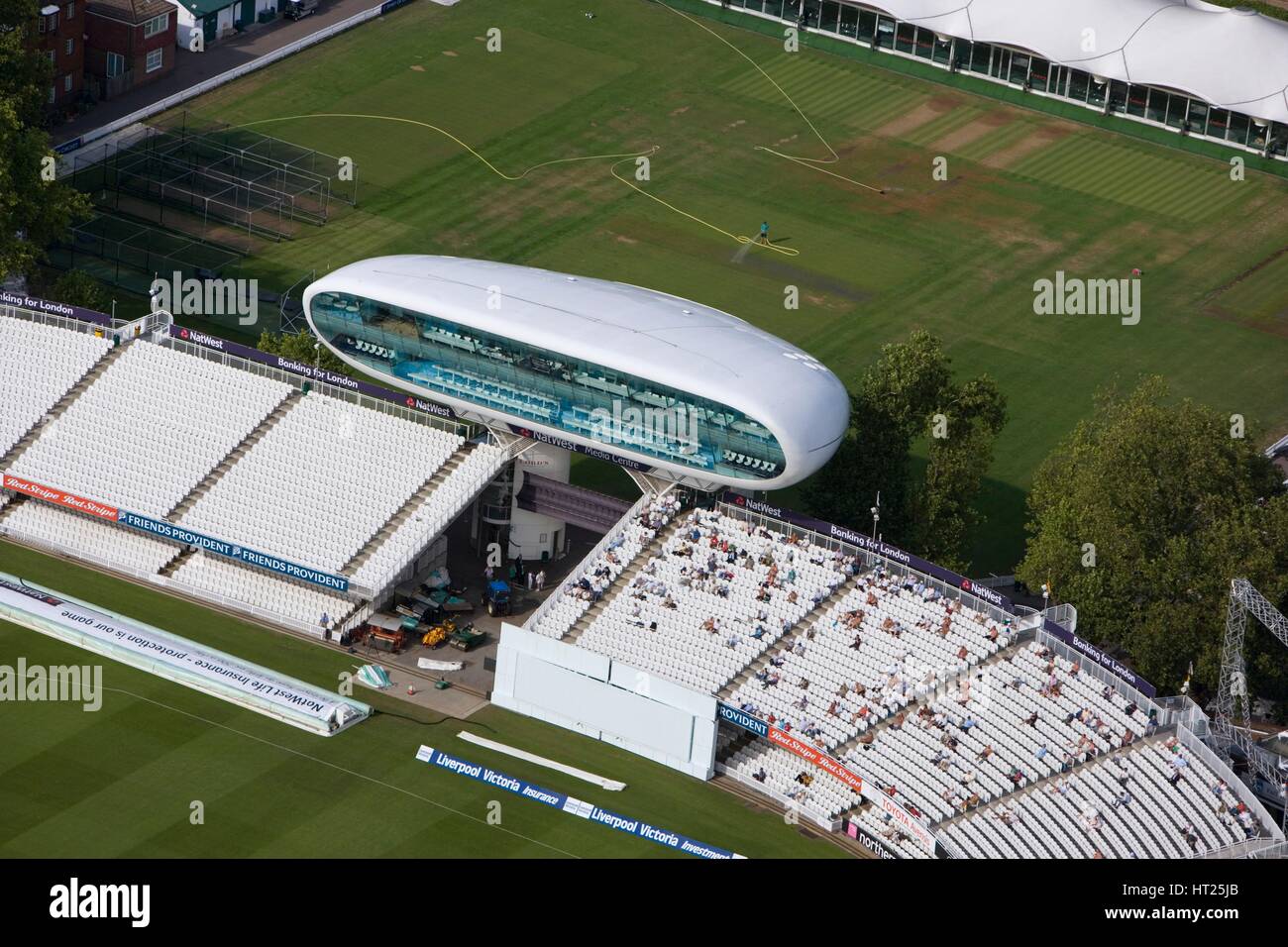 The Media Centre at Lords Cricket Ground, St John's Wood, London, 2006. Artist: Historic England Staff Photographer. Stock Photo