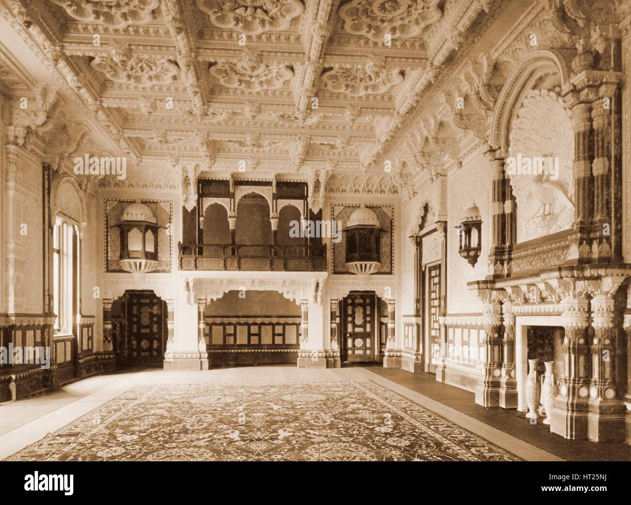 Indian Durbar Room, Osborne House, Isle of Wight, 28 July 1892. Artist