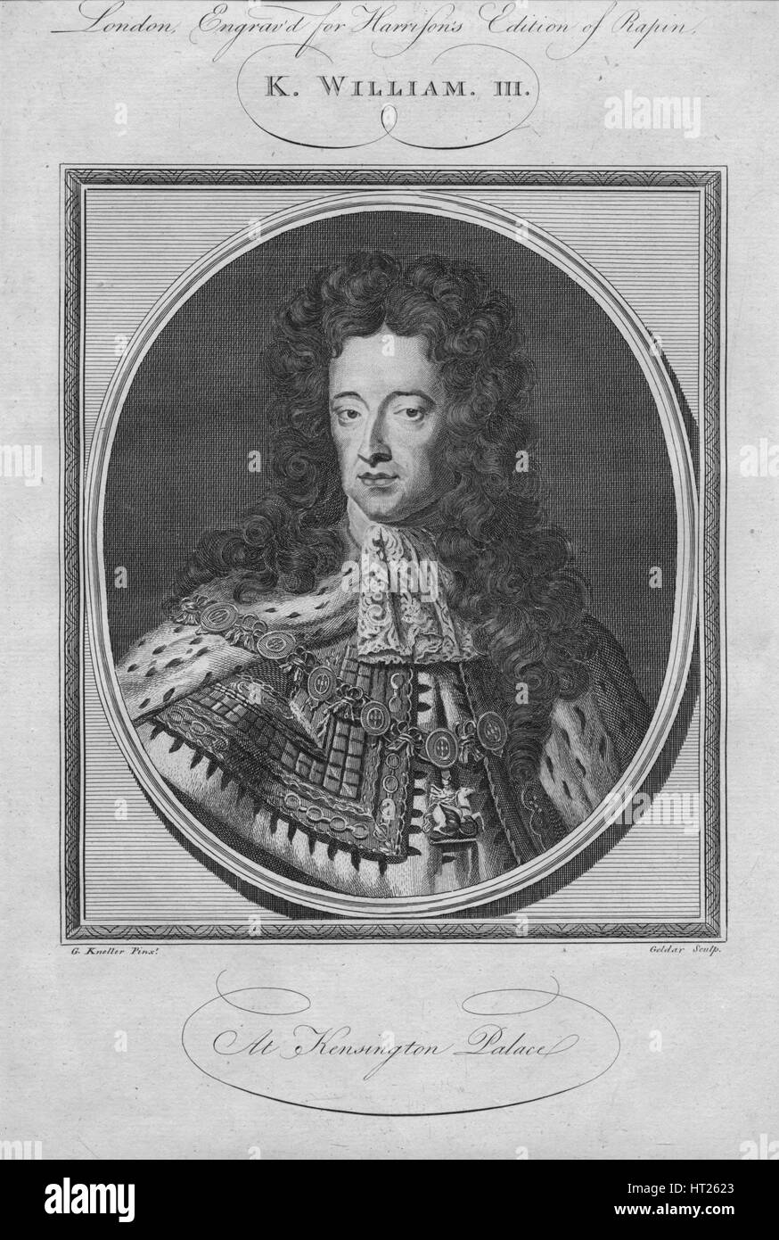 King William III, 1784. Artist Anon Stock Photo Alamy