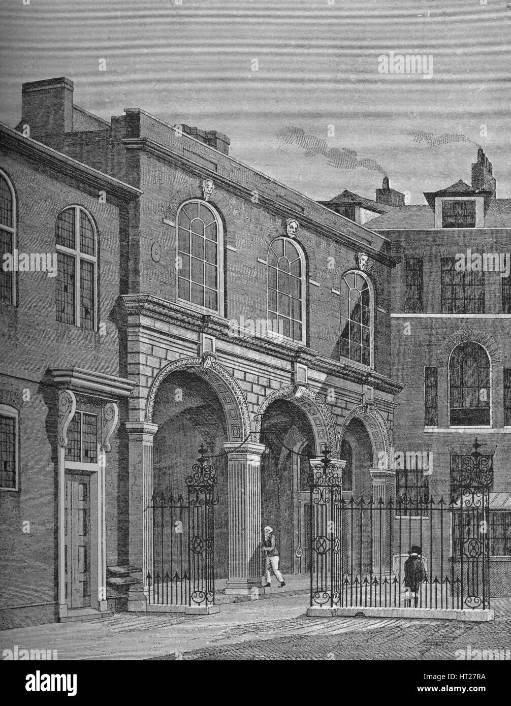 Salters' Hall, City of London, 1822 (1911). Artist: Thomas Hosmer Shepherd. Stock Photo