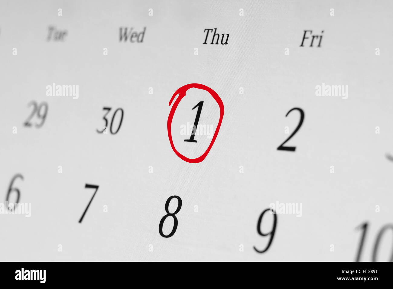 Mark date number focus point hi-res stock photography and images - Alamy