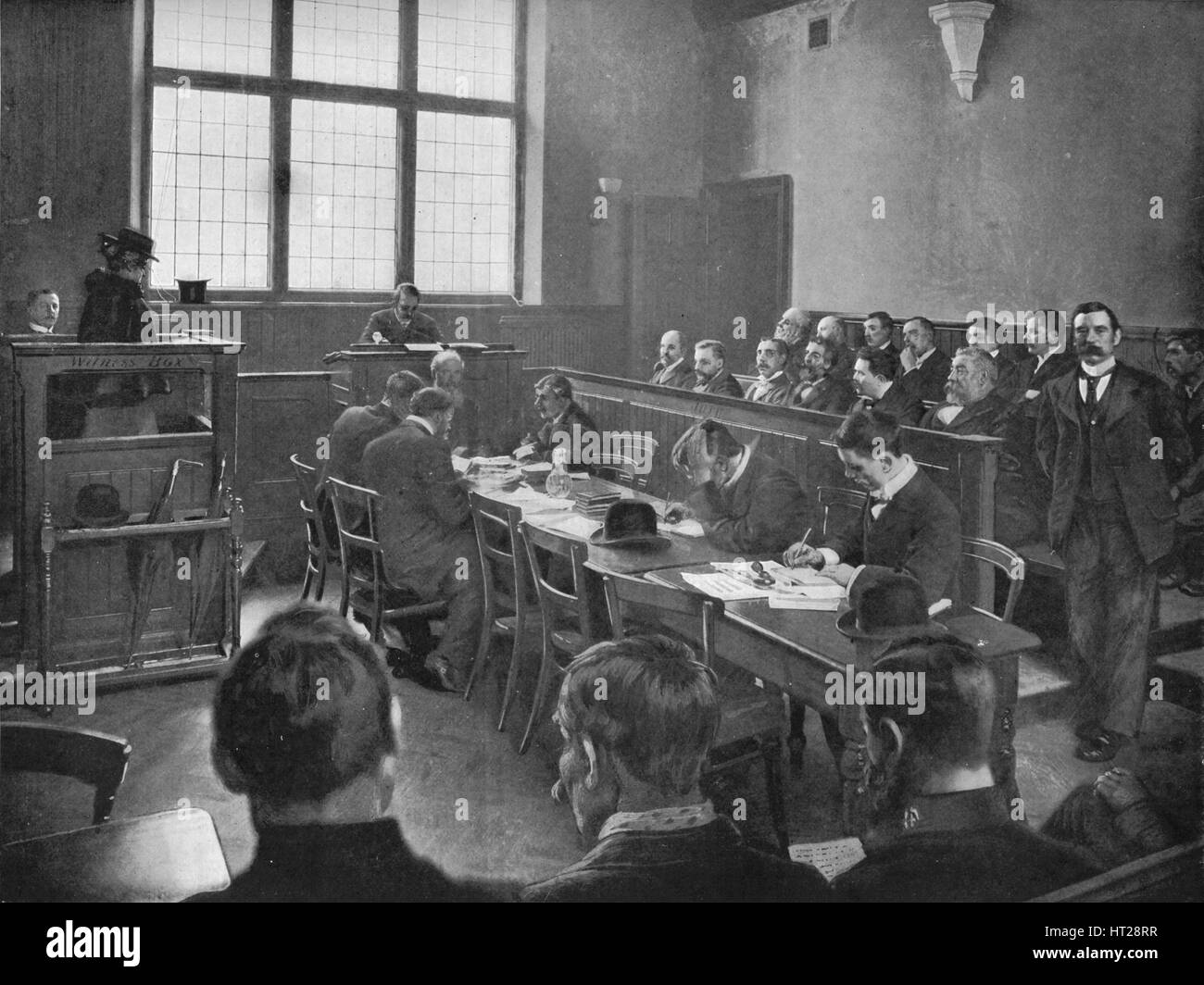 Coroners court people Black and White Stock Photos & Images Alamy