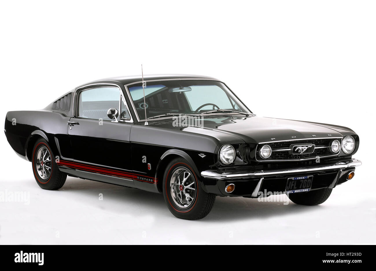 1966 Ford Mustang 289 GT. Artist: Unknown. Stock Photo