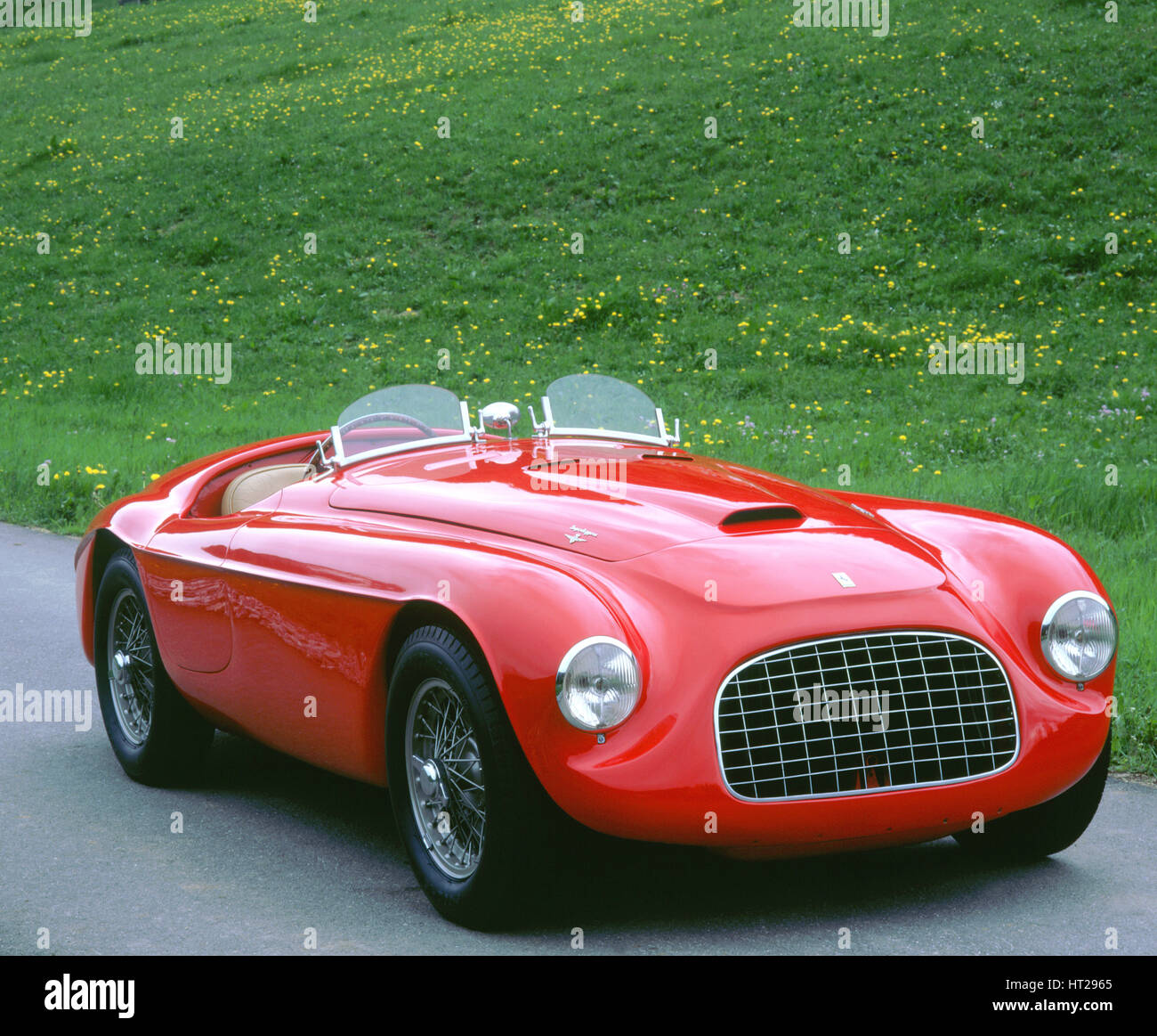 1949 Ferrari 166 Barchetta. Artist: Unknown. Stock Photo