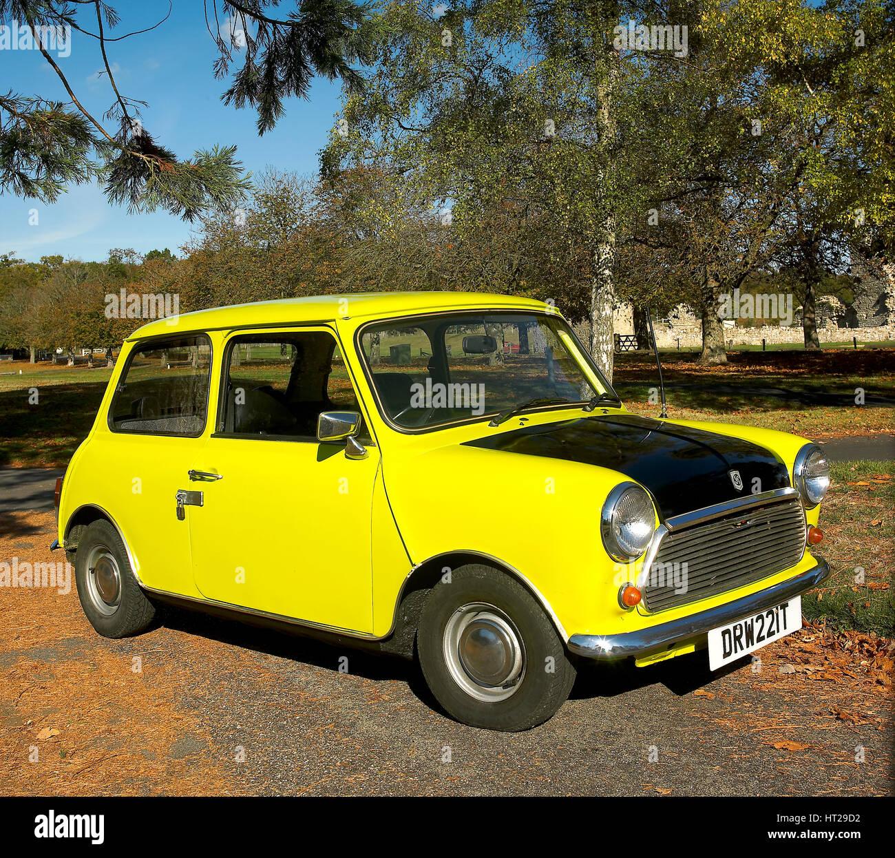 Mr.Bean's Mini from the tv programme of the same name. Artist: Unknown. Stock Photo