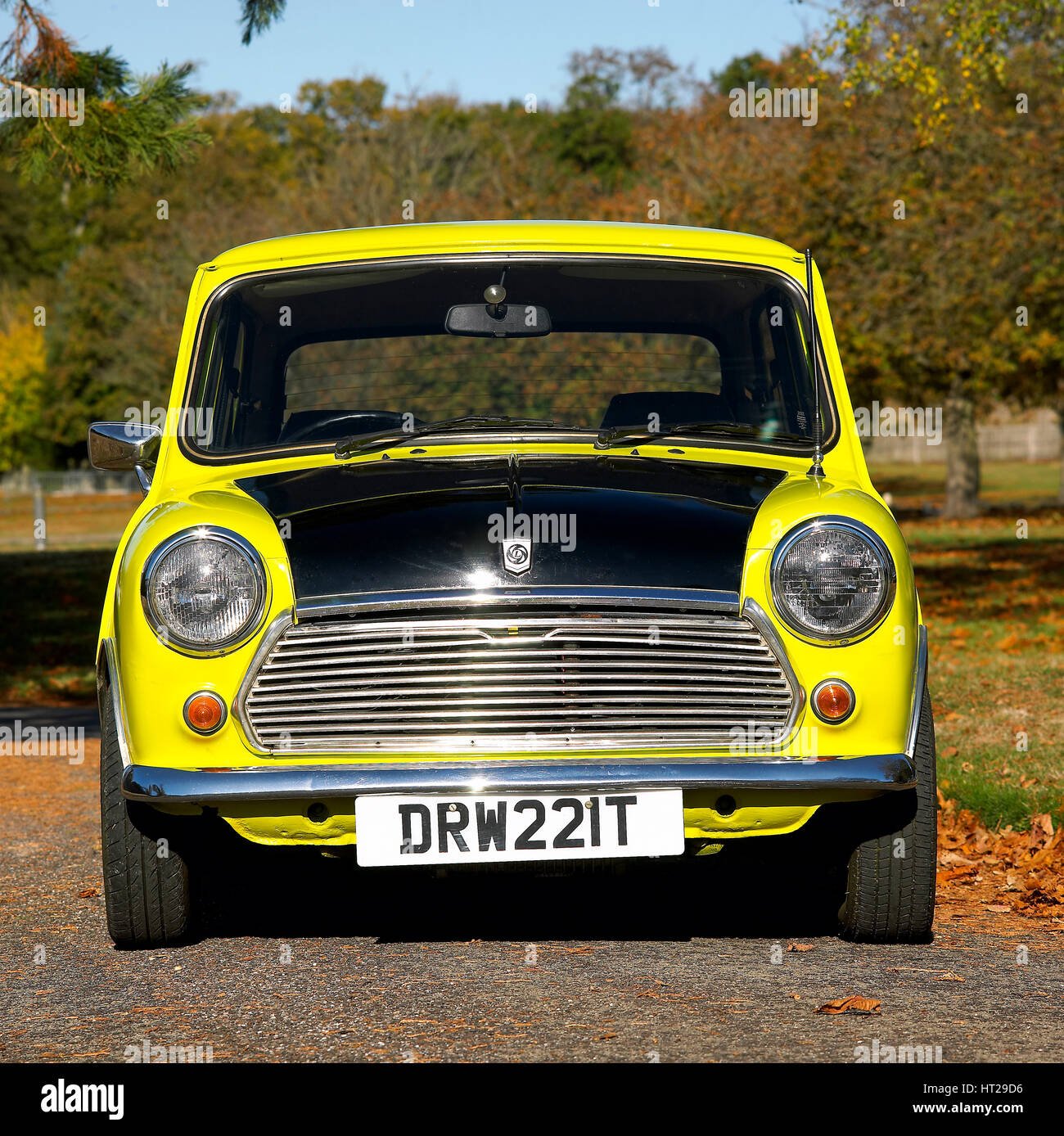 Mr.Bean's Mini from the tv programme of the same name. Artist: Unknown. Stock Photo