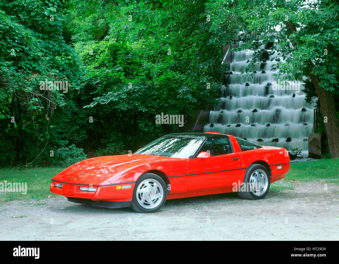 1990 Chevrolet Corvette ZR1. Artist: Unknown. Stock Photo