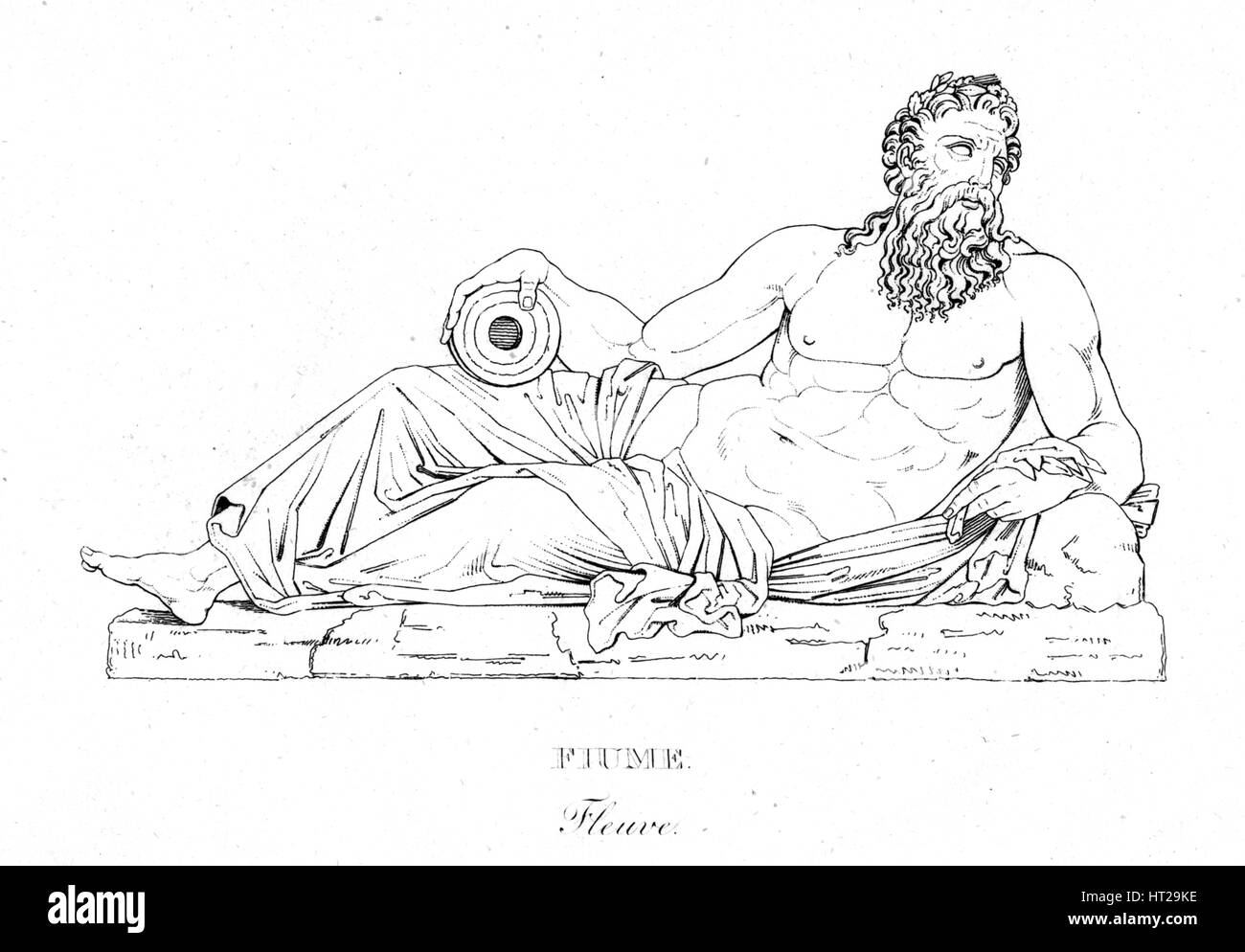 'Flume (Fleuve)', c1850. Artist: Unknown. Stock Photo