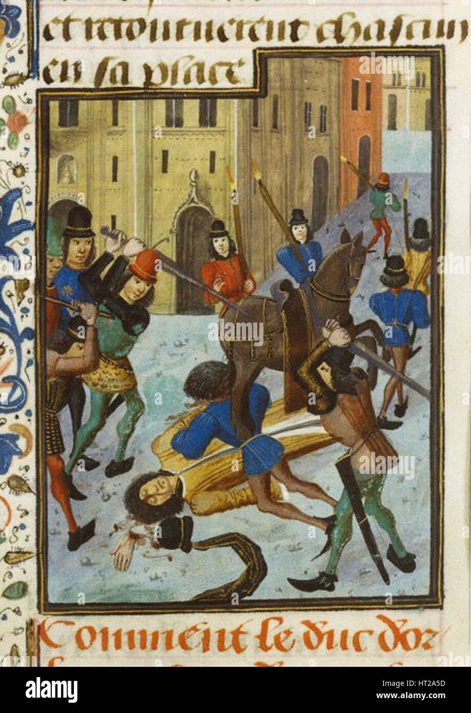 The Assassination of Louis I, Duke of Orléans, ca. 1470-1480.