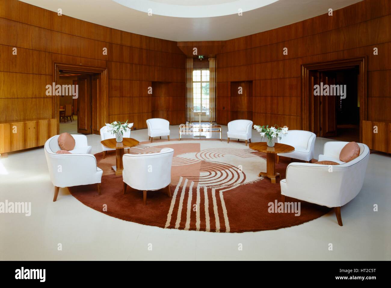 Entrance hall, Eltham Palace, Greenwich, London, c2000s(?). Artist: Unknown. Stock Photo