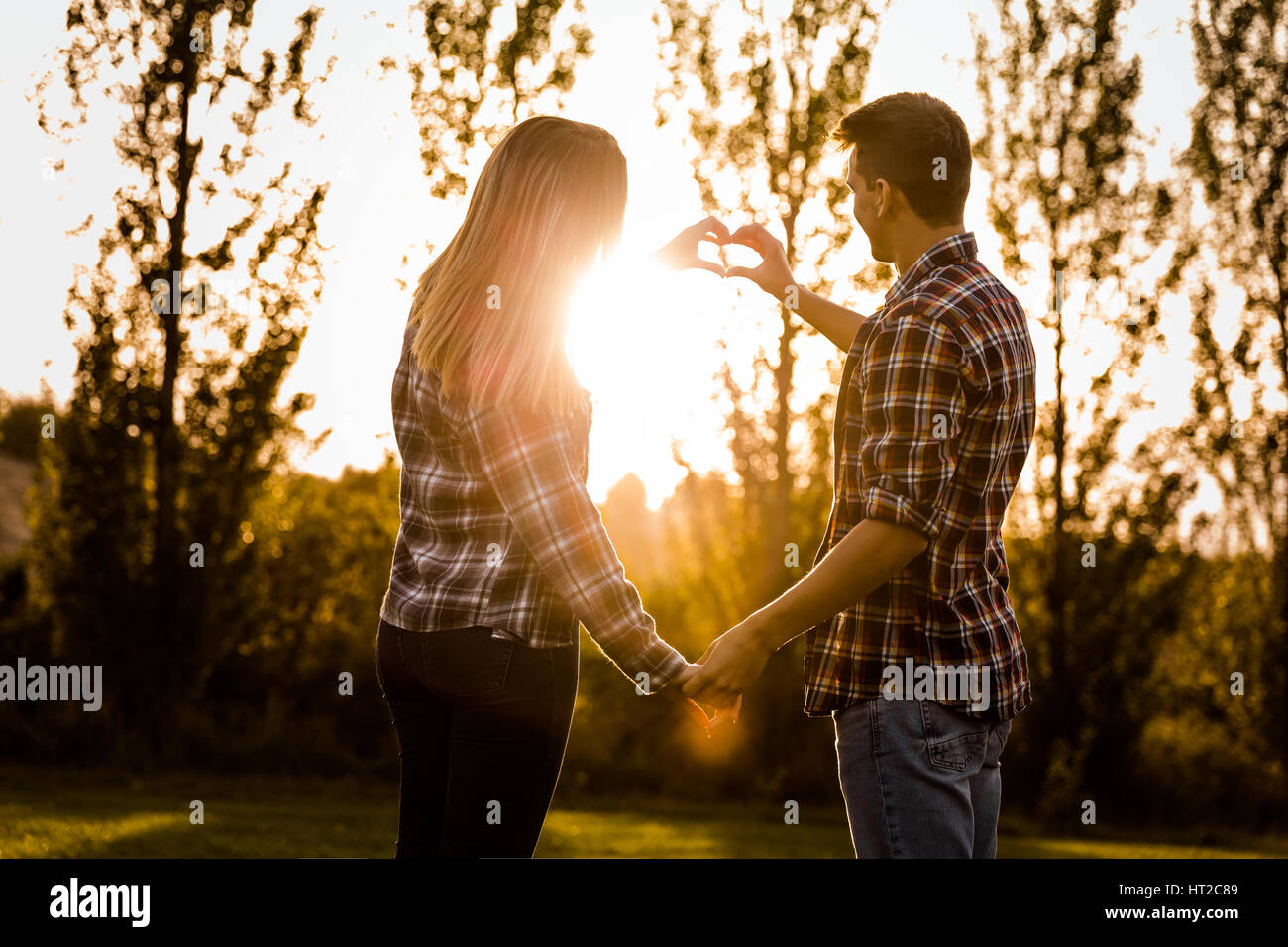 Couple making love silhouette hi-res stock photography and images - Alamy