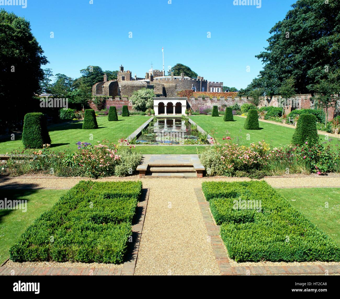 The Queen Mother's Garden, Walmer Castle and Gardens, Kent, c2000s