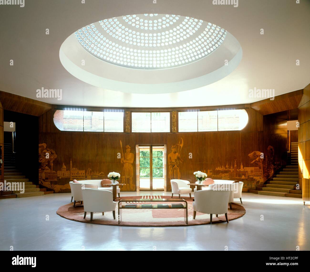 Entrance hall of Eltham Palace, London, 2003. Artist: Unknown. Stock Photo