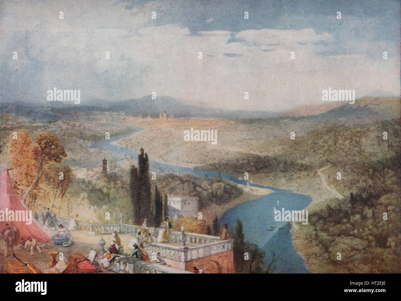 'Florence', 1839, (1918). Artist James Baker Pyne Stock Photo Alamy