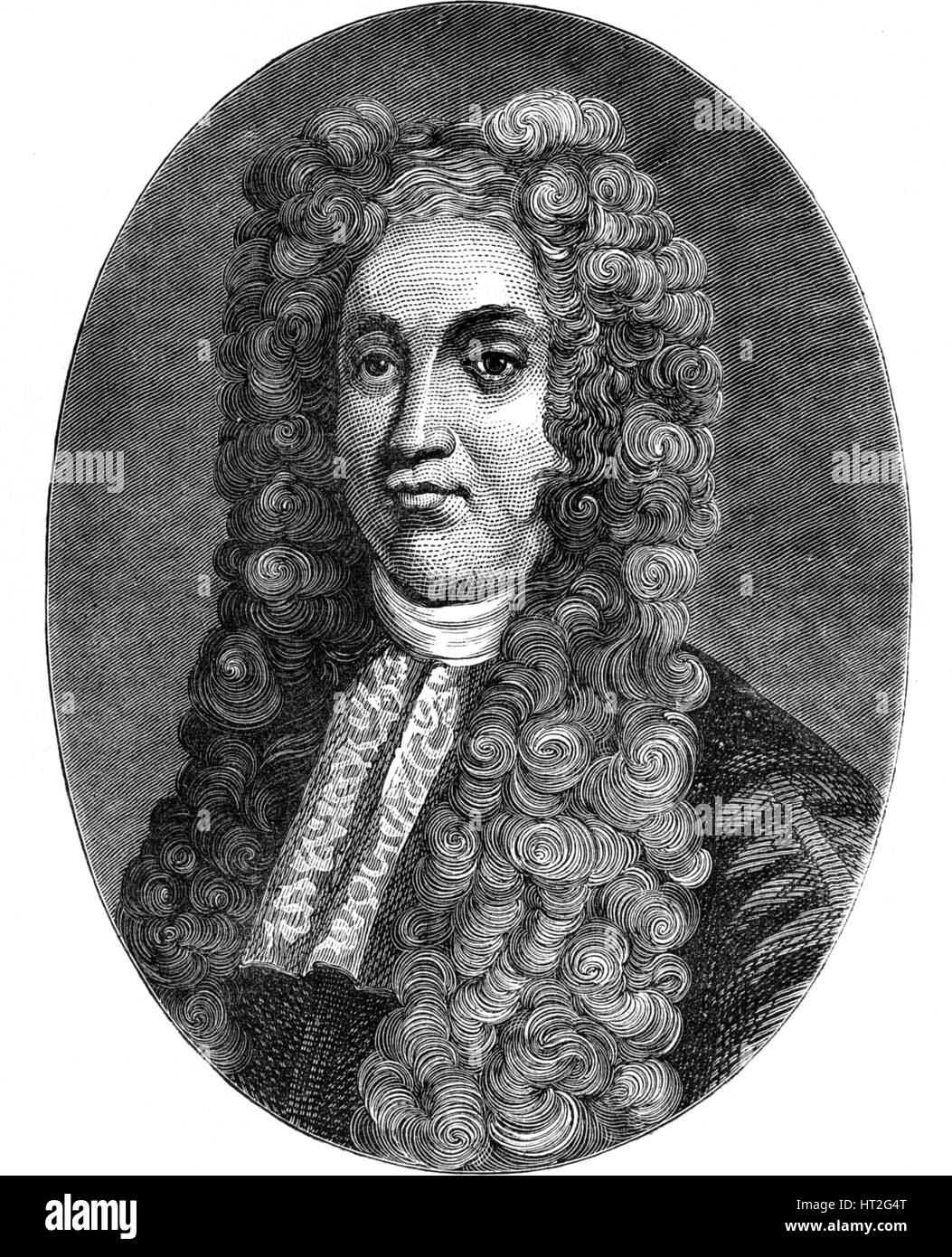 Sir Hans Sloane, English physician, naturalist and collector, c1793 (1878). Artist: Unknown. Stock Photo