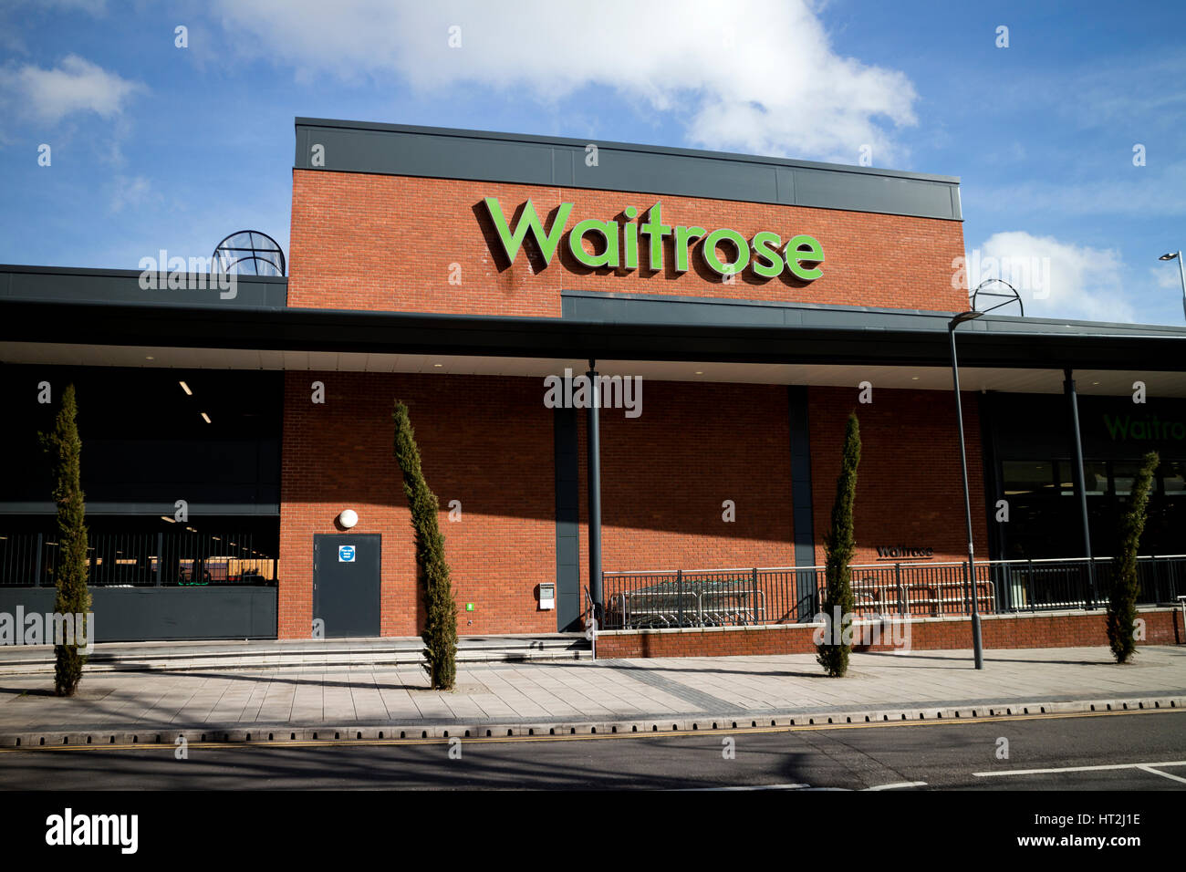 The new Waitrose supermarket, Solihull, West Midlands, England, UK Stock Photo