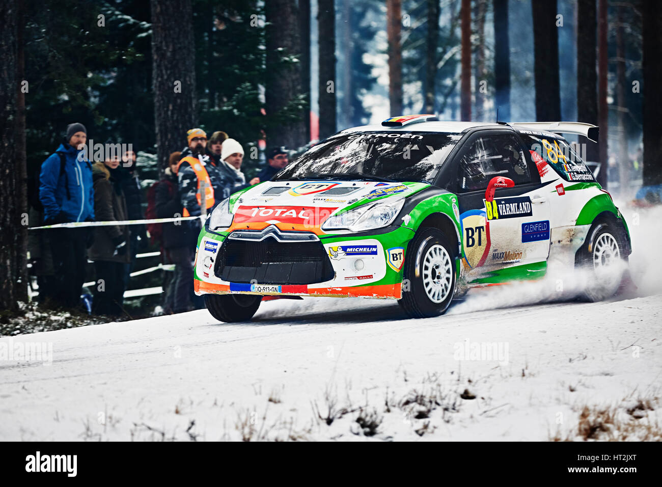 Rally car crash hi-res stock photography and images - Alamy