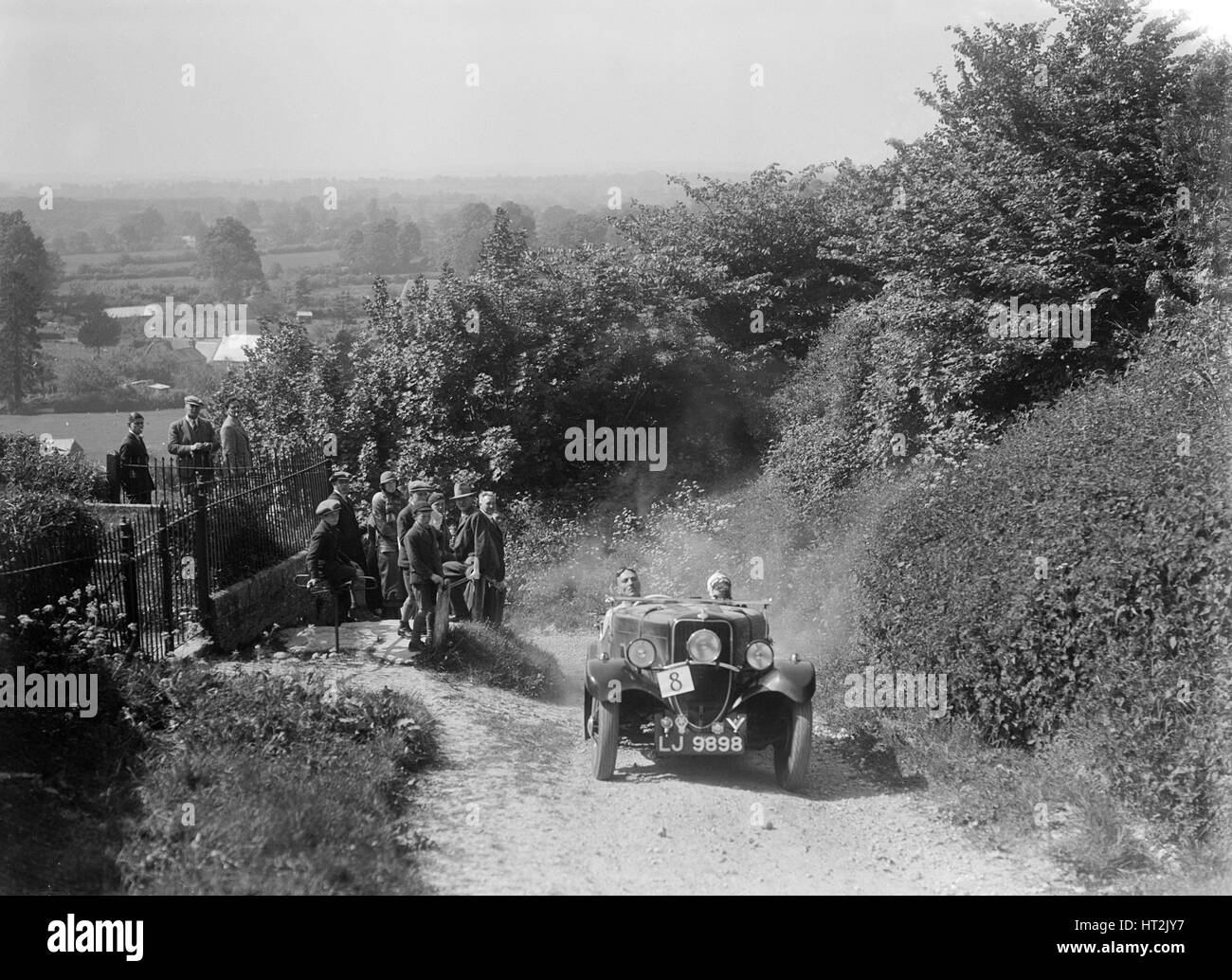 1934 Ford open 2seater type taking part in a West Hants Light Car Club