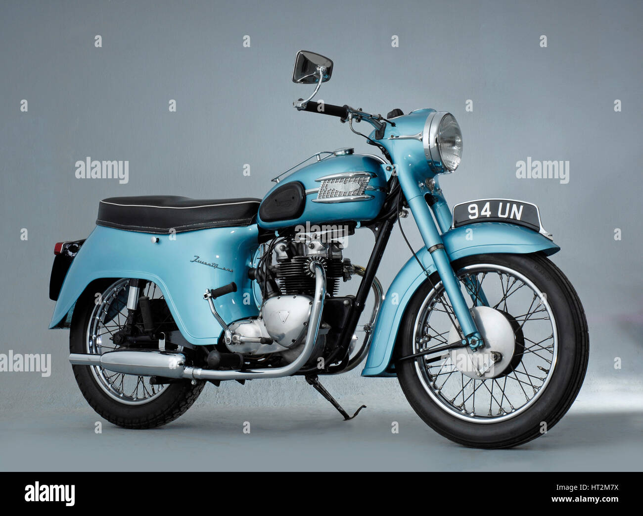1962 Triumph 3TA. Artist: Unknown. - Stock Image