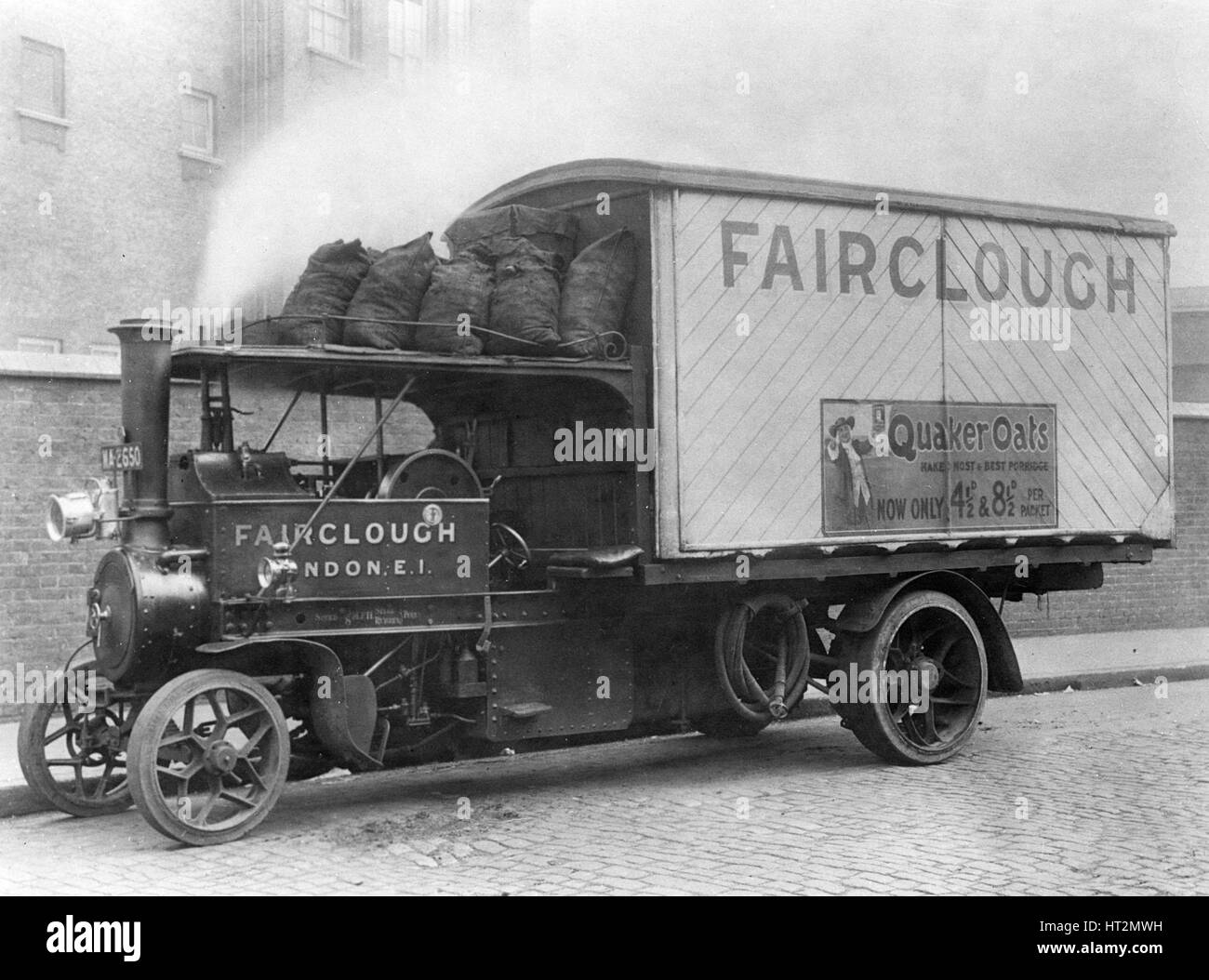 Foden steam truck 1921 Artist: Unknown. Stock Photo