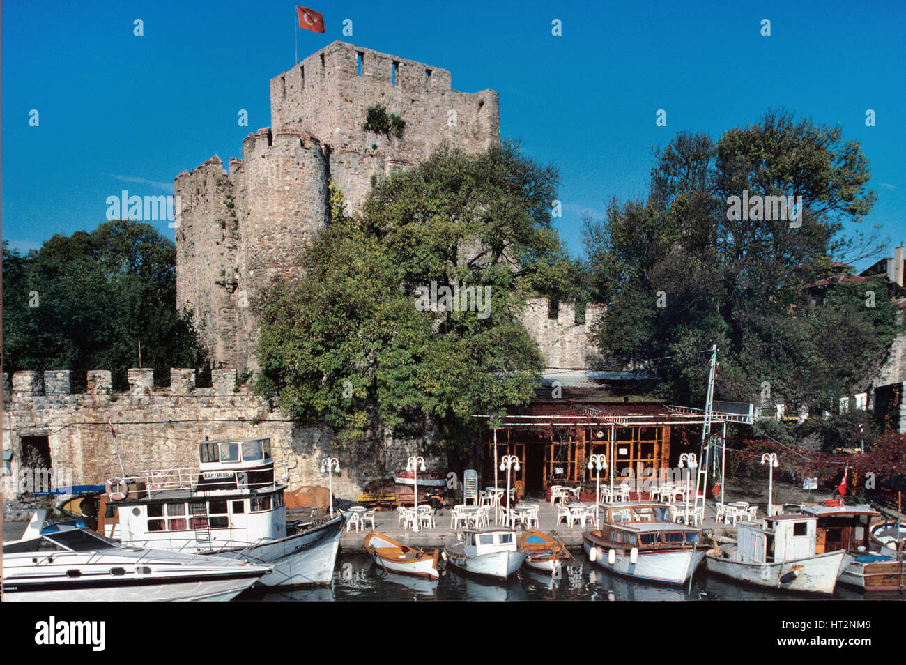 Anatolian castle (Anadolu Hisari) in Istanbul.Historically known as Guzelce  Hisar (meaning Proper Castle) is a fortress located in Anatolian (Asian) s  Stock Photo - Alamy