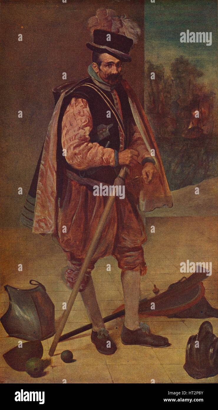 'Retrato del bufon Don Juan De Austria', (The Jester Don John of Austria), 1632, (c1934). Artist: Diego Velasquez. Stock Photo
