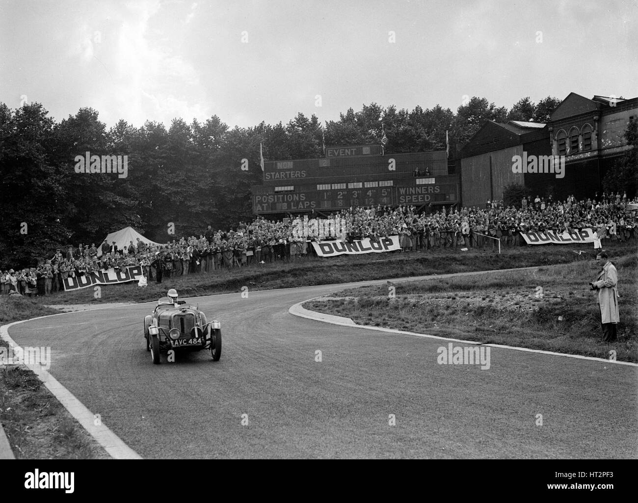 Singer Le Mans of Arthur W Jones racing at Crystal Palace, London, 1939 ...