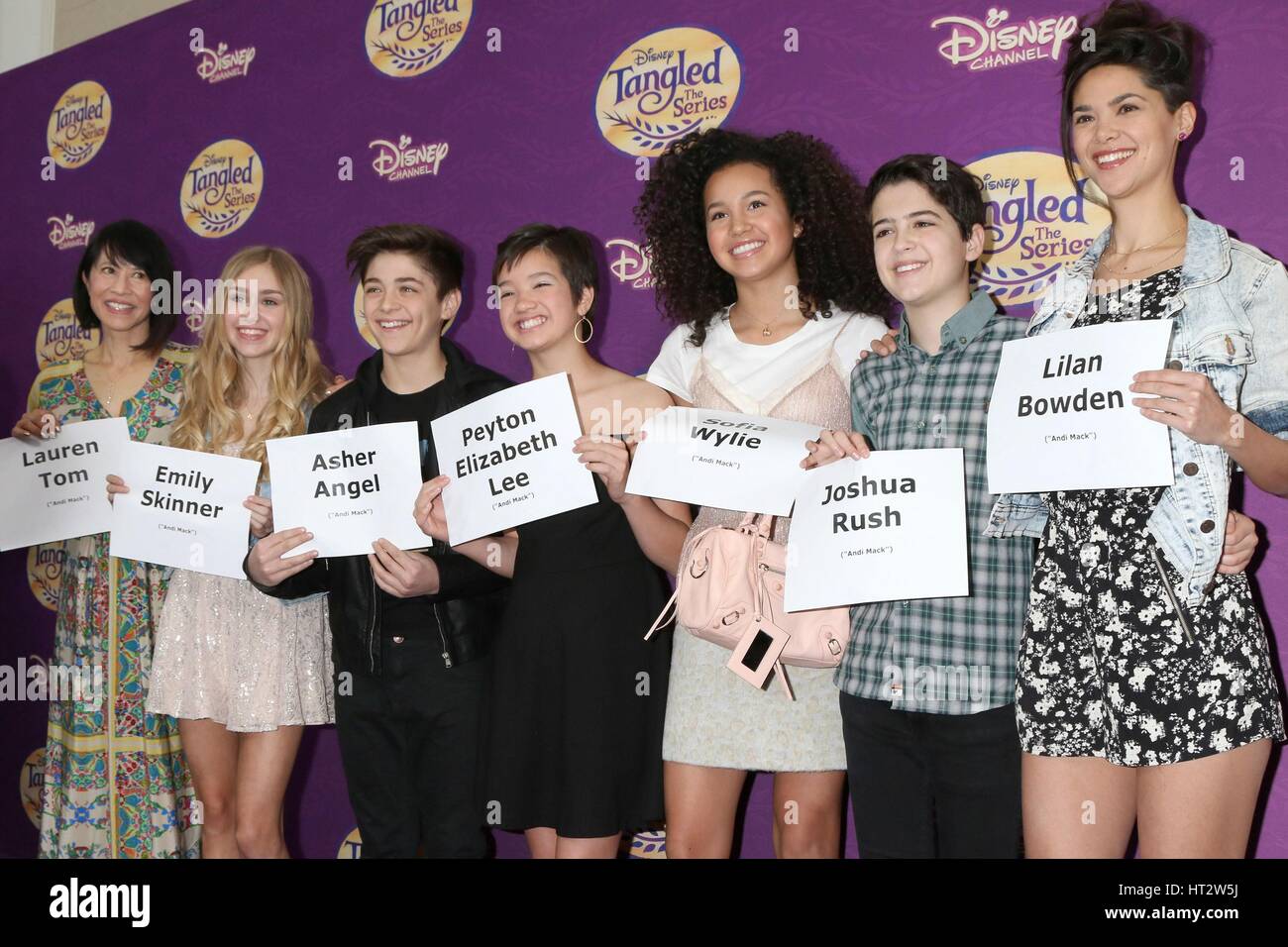 Los Angeles, CA, USA. 4th Mar, 2017. Lauren Tom, Emily Skinner, Asher