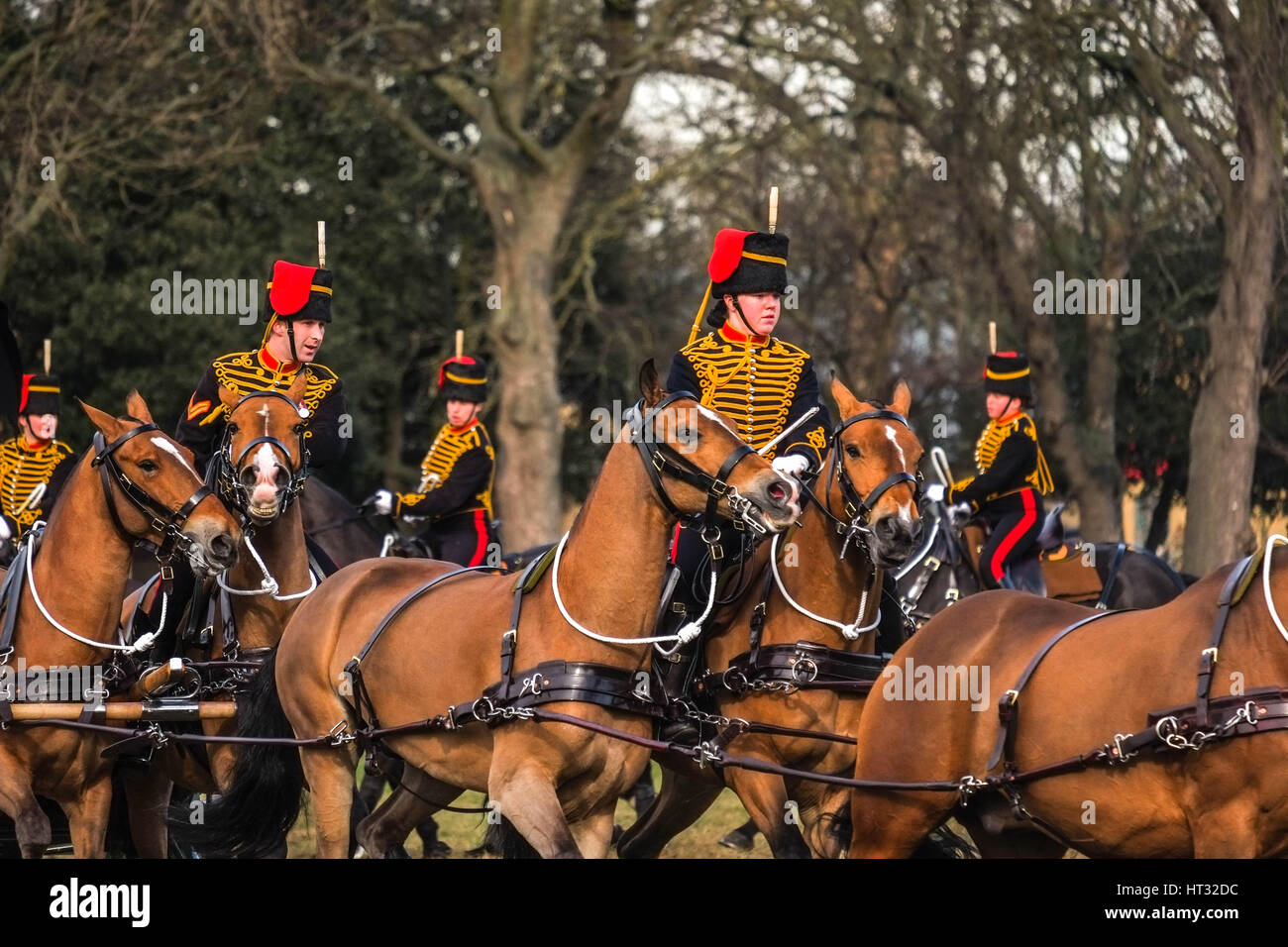 London, UK. 7th March, 2017. Kings Troop Royal Horse Artillery Annual ...