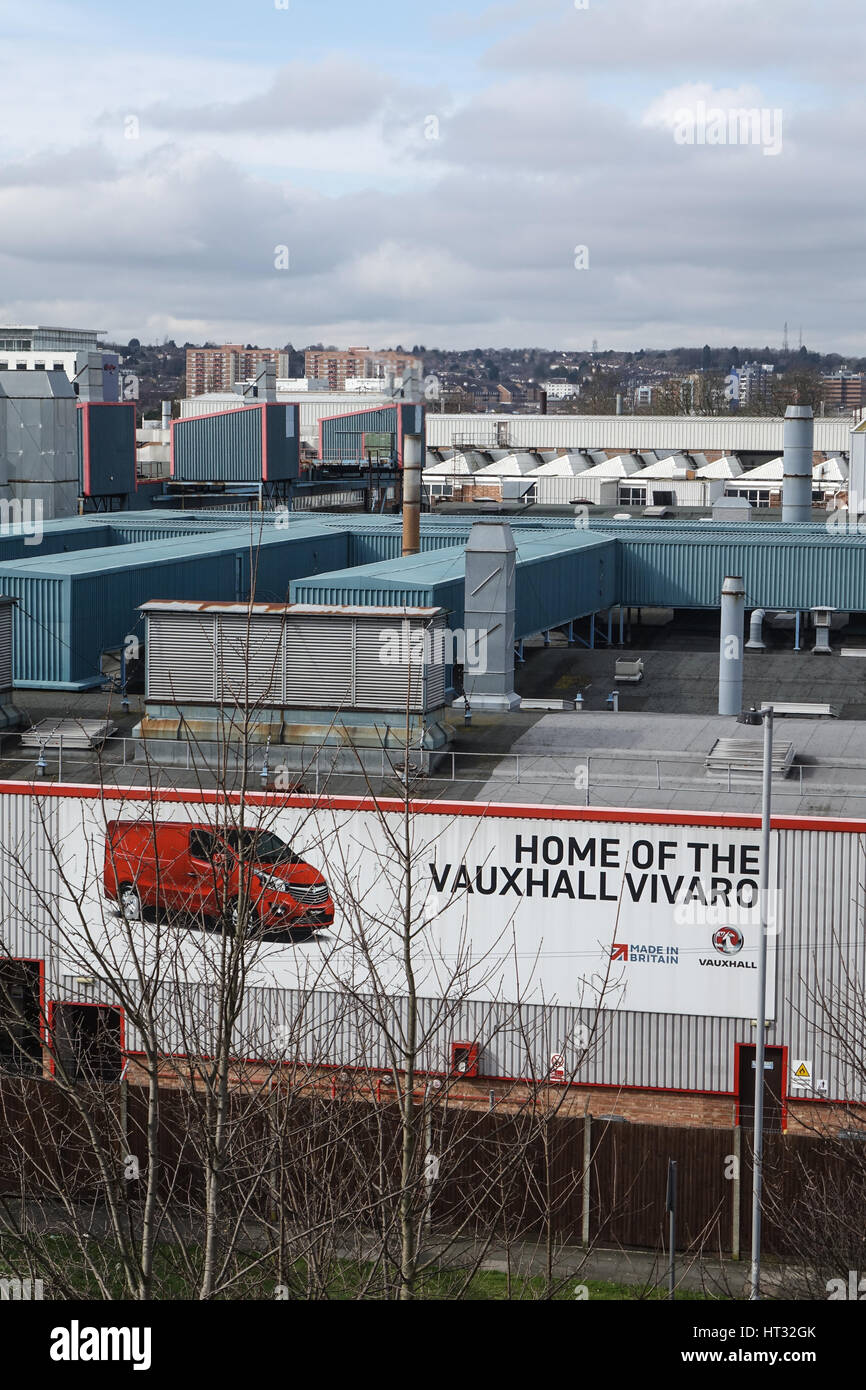 Luton, Bedfordshire, UK. 7th March, 2017, Vauxhall owned by General