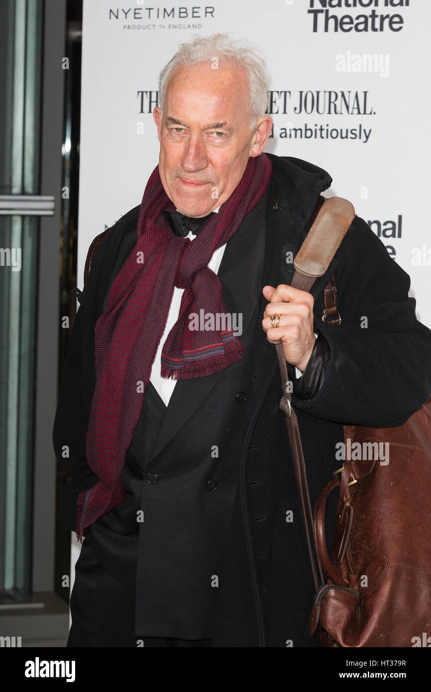 London, UK. 7th Mar, 2017. Actor Simon Callow. Red carpet arrivals for ...