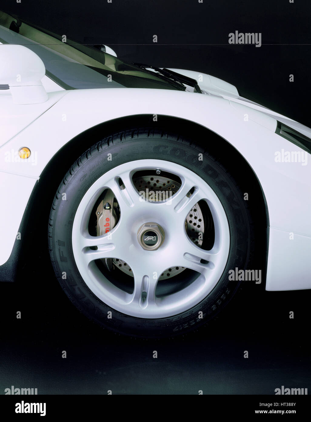 1995 McLaren F1 road car wheel. Artist: Unknown. Stock Photo